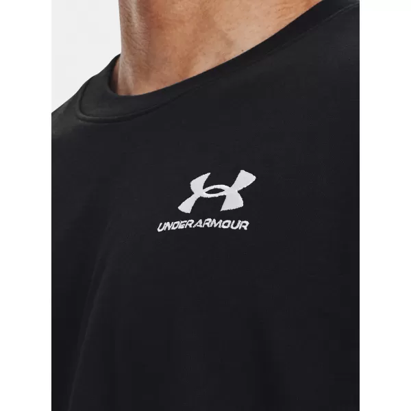  Мъжка тениска UNDER ARMOUR UA LOGO EMB HEAVYWEIGHT SS 1373997-001 ЧЕРЕН 
