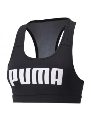 Дамски сутиен PUMA MID IMPACT 4KEEPS GRAPHIC BRA PM 520306-91 ЧЕРЕН