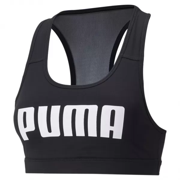  Дамски сутиен PUMA MID IMPACT 4KEEPS GRAPHIC BRA PM 520306-91 ЧЕРЕН 