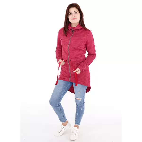  Дамски суичър ALTISPORT AGNES БОРДО 