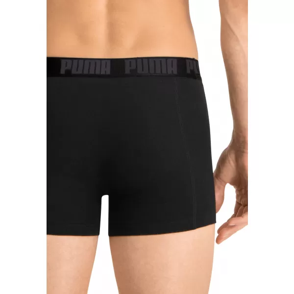  Мъжки боксерки PUMA BASIC BOXER 2P 88886958 ЧЕРНО/ЧЕРНО 