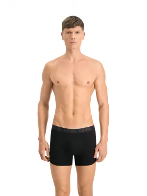 Мъжки боксерки PUMA BASIC BOXER 2P 88886958 ЧЕРНО/ЧЕРНО