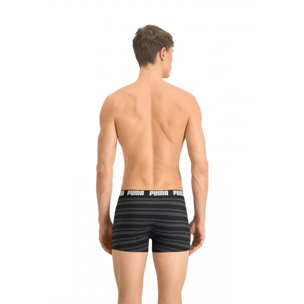  Мъжки боксерки PUMA HERITAGE STRIPE BOXER 2P 90783805 ЧЕРЕН 