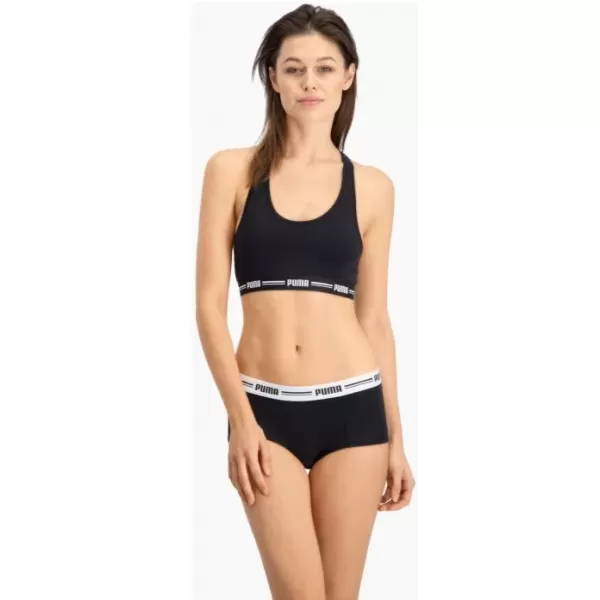  Дамски бикини PUMA WOMEN MINI SHORT 2P PACK 90785303 ЧЕРЕН 