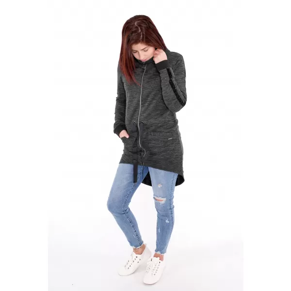  Дамски суичър ALTISPORT AGNES ЧЕРЕН 