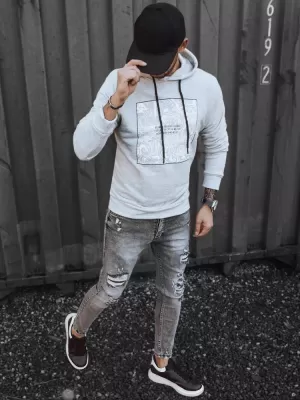 Мъжки суичър DSTREET BX5468 СИВО
