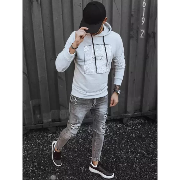  Мъжки суичър DSTREET BX5468 СИВО 