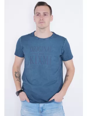 Мъжка тениска KIXMI PELTON ТЪМНО СИНЬО