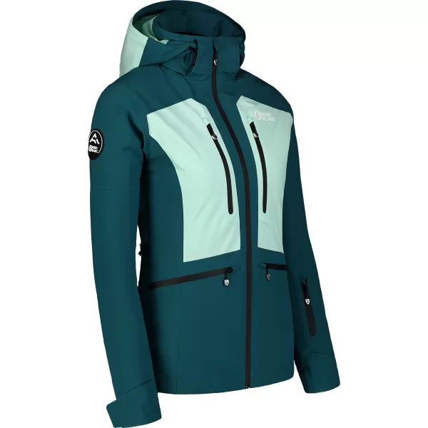  Дамско ски яке NORDBLANC SNOW-SQUALL NBWJL7753 ТЪМНО ЗЕЛЕНО 
