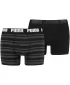 Мъжки боксерки PUMA HERITAGE STRIPE BOXER 2P 90783805 ЧЕРЕН