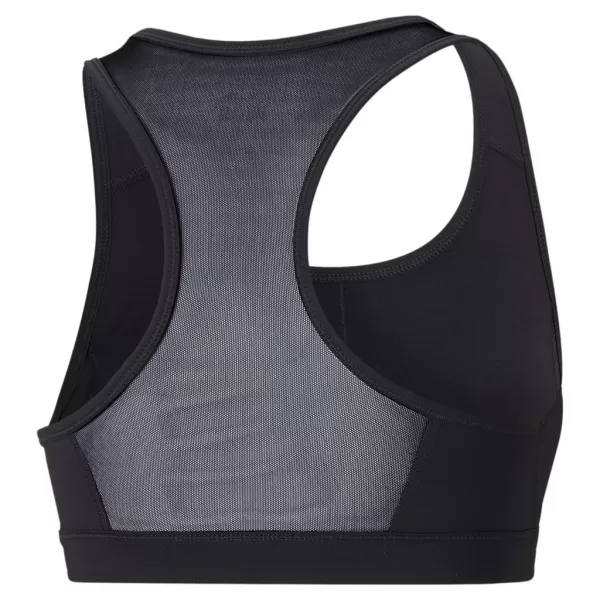  Дамски сутиен PUMA MID IMPACT 4KEEPS GRAPHIC BRA PM 520306-91 ЧЕРЕН 