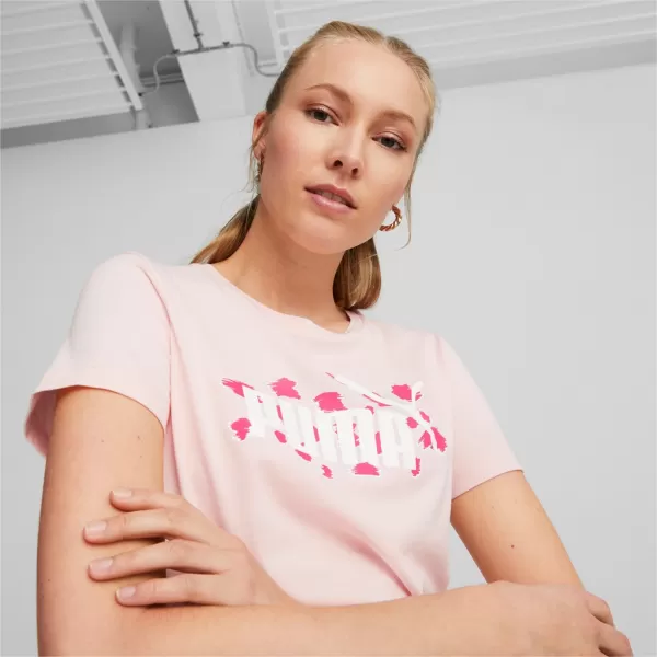  Дамска тениска PUMA ESS+ ANIMAL TEE 673687-66 РОЗОВО 