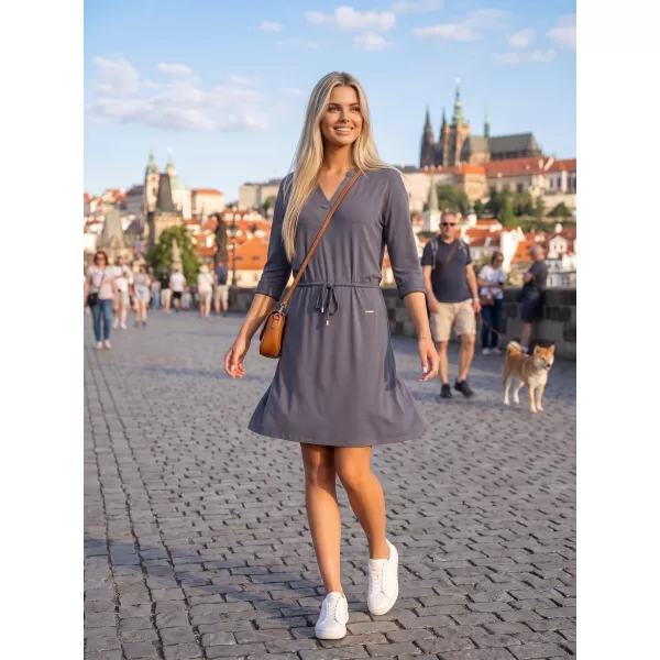  Рокля ALTISPORT ANIKA ТЪМНО СИВ 