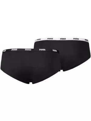 Дамски бикини PUMA WOMEN HIPSTER 2P PACK 90785203 ЧЕРЕН