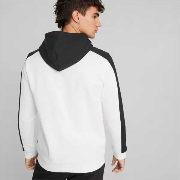  Мъжки суичър PUMA ESS BLOCK X TAPE HOODIE FL 673342-01 ЧЕРНО/БЯЛО 