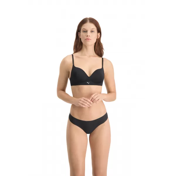  Бикини PUMA WOMEN SEAMLESS STRING 2P PACK 93502201 ЧЕРНО 