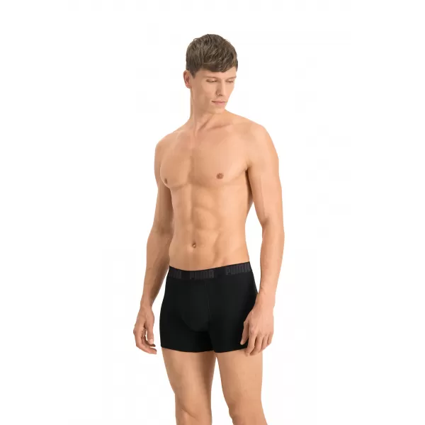  Мъжки боксерки PUMA BASIC BOXER 2P 88886958 ЧЕРНО/ЧЕРНО 