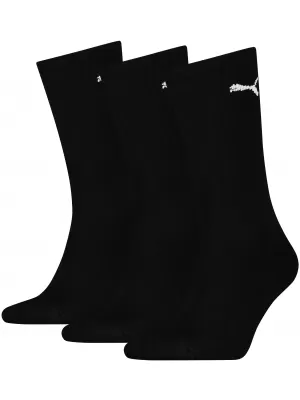 Чорапи PUMA CREW SOCK LIGHT 3P 90794001 ЧЕРНО