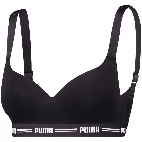  Dámská podprsenka PUMA WOMEN PADDED TOP 1P HANG 90786304 BLACK 