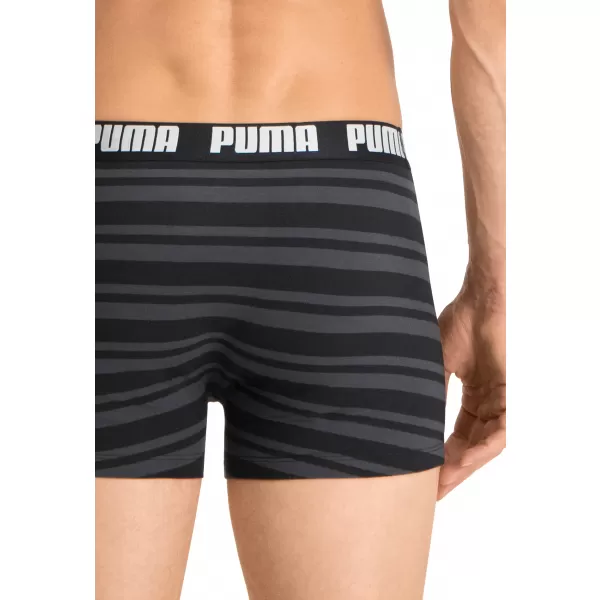  Мъжки боксерки PUMA HERITAGE STRIPE BOXER 2P 90783805 ЧЕРЕН 