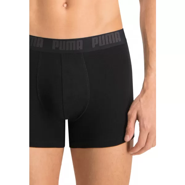 Мъжки боксерки PUMA BASIC BOXER 2P 88886958 ЧЕРНО/ЧЕРНО 