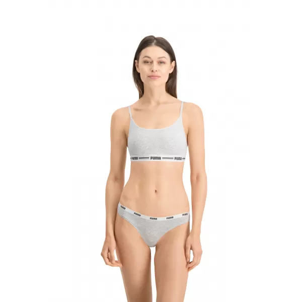  Дамски бикини PUMA STRING 3P PACK 90759001 БЯЛО/СИВО/ЧЕРНО 