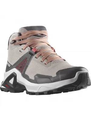 Детски обувки SALOMON X RAISE MID GORE-TEX L47071500 ПЕПЕЛ ОТ РОЗИ/ПРАСКОВА БЕЖОВО/ЧАЕНА РОЗА