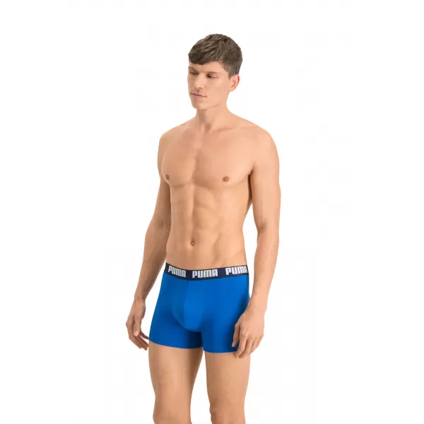  Мъжки боксерки PUMA BASIC BOXER 2P 88886960 ИСТИНСКО СИНЬО 
