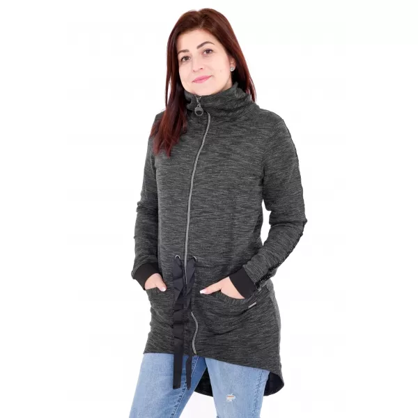 Дамски суичър ALTISPORT AGNES ЧЕРЕН 