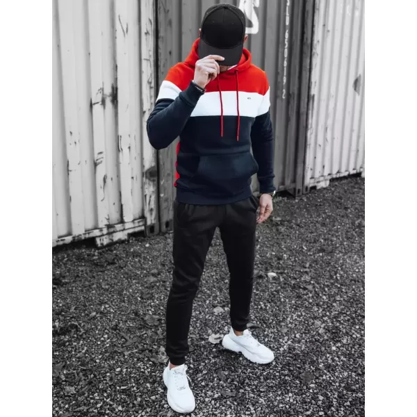  Мъжки суичър DSTREET BX5504 ЧЕРВЕНО 