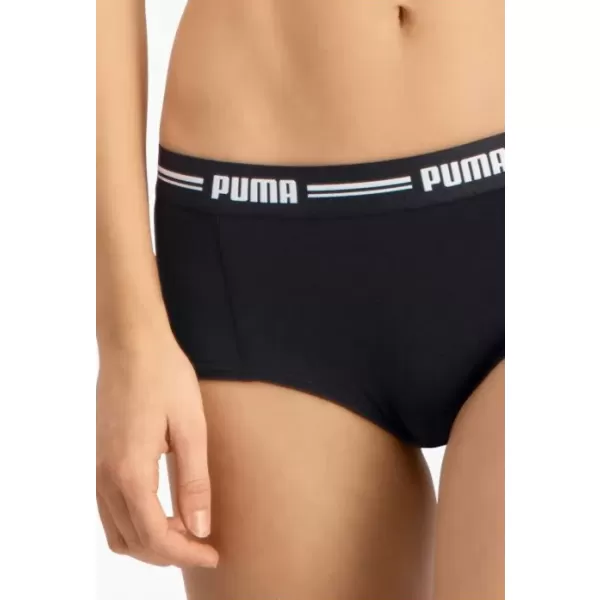  Дамски бикини PUMA WOMEN MINI SHORT 2P PACK 90785303 ЧЕРЕН 
