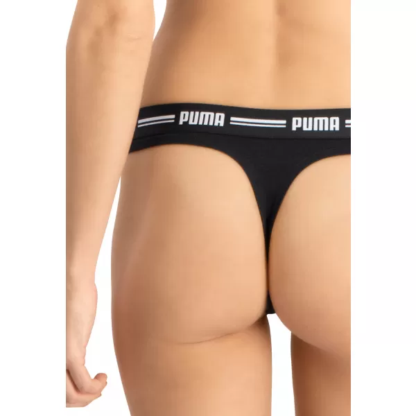  Дамски бикини PUMA WOMEN STRING 2P PACK 90785403 ЧЕРЕН 