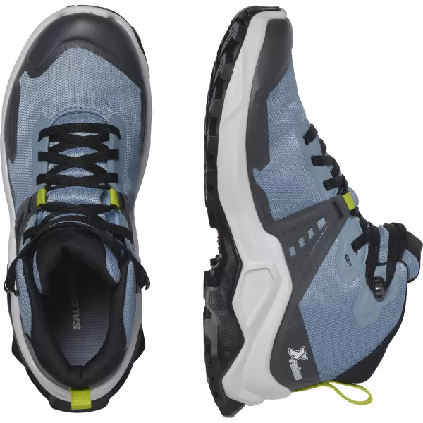  Детски обувки SALOMON X RAISE MID GORE-TEX L47071600 ИЗБЛЕДНЯЛ ДЕНИМ/ИНДИГО ОВЕСАРКА/КИСЕЛА ВАР 