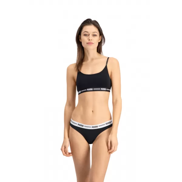  Дамски бикини PUMA WOMEN STRING 2P PACK 90785403 ЧЕРЕН 
