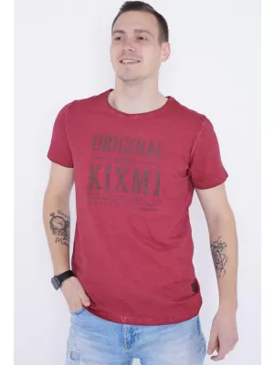Мъжка тениска KIXMI PELTON БОРДО