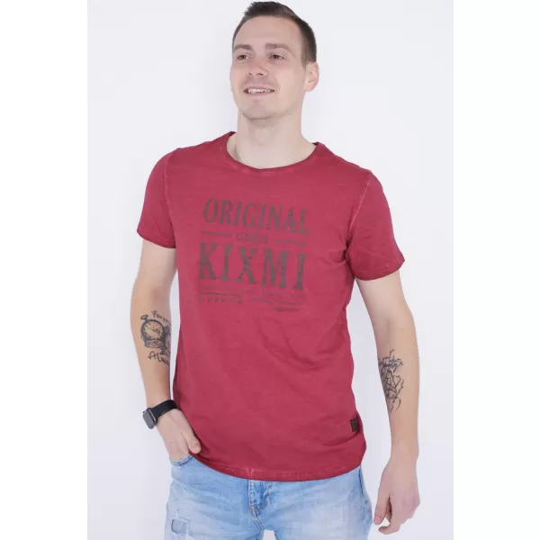  Мъжка тениска KIXMI PELTON БОРДО 