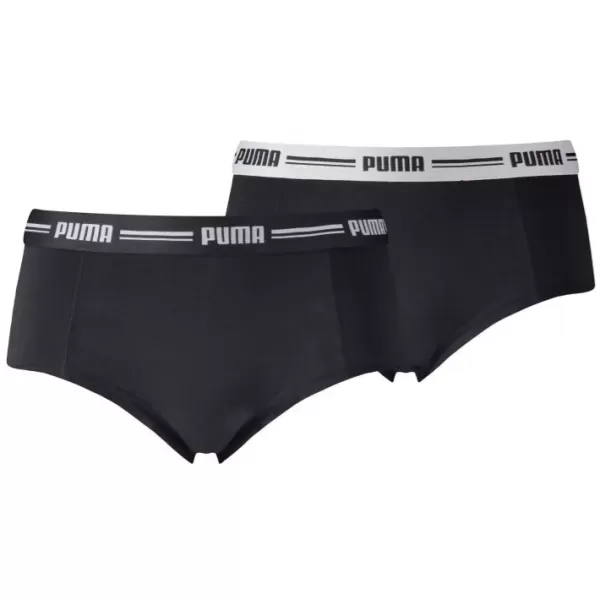  Дамски бикини PUMA WOMEN MINI SHORT 2P PACK 90785303 ЧЕРЕН 