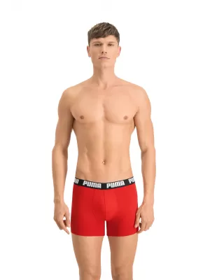 Мъжки боксерки PUMA BASIC BOXER 2P 90682309 ЧЕРВЕНО/ЧЕРНО