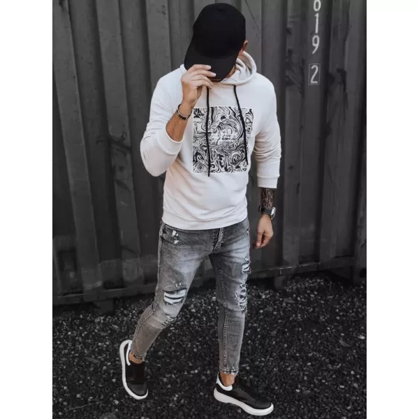  Мъжки суичър DSTREET BX5469 БЕЖОВО 