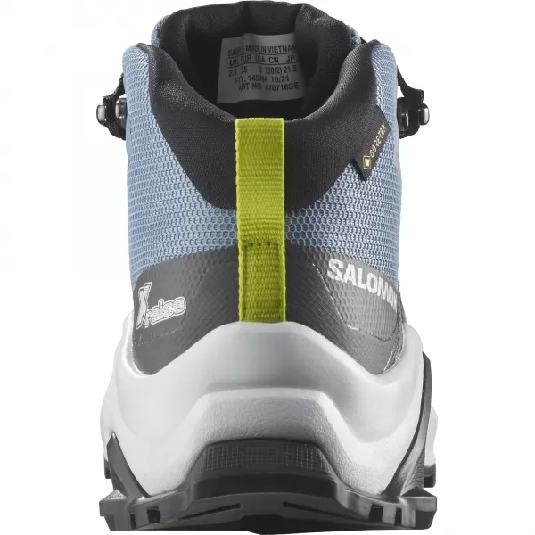  Детски обувки SALOMON X RAISE MID GORE-TEX L47071600 ИЗБЛЕДНЯЛ ДЕНИМ/ИНДИГО ОВЕСАРКА/КИСЕЛА ВАР 