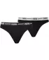 Дамски бикини PUMA WOMEN STRING 2P PACK 90785403 ЧЕРЕН