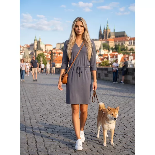  Рокля ALTISPORT ANIKA ТЪМНО СИВ 