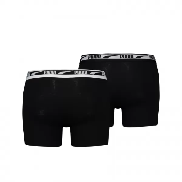  Боксьор PUMA MEN MULTI LOGO BOXER 2P 93804701 ЧЕРНО 