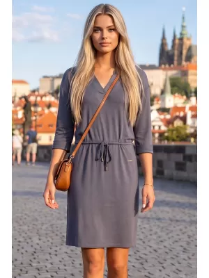 Рокля ALTISPORT ANIKA ТЪМНО СИВ