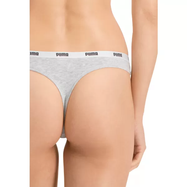  Дамски бикини PUMA STRING 3P PACK 90759001 БЯЛО/СИВО/ЧЕРНО 
