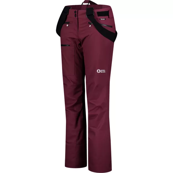  Дамски ски панталони NORDBLANC SNOWBALL NBWP7769 БОРДО 