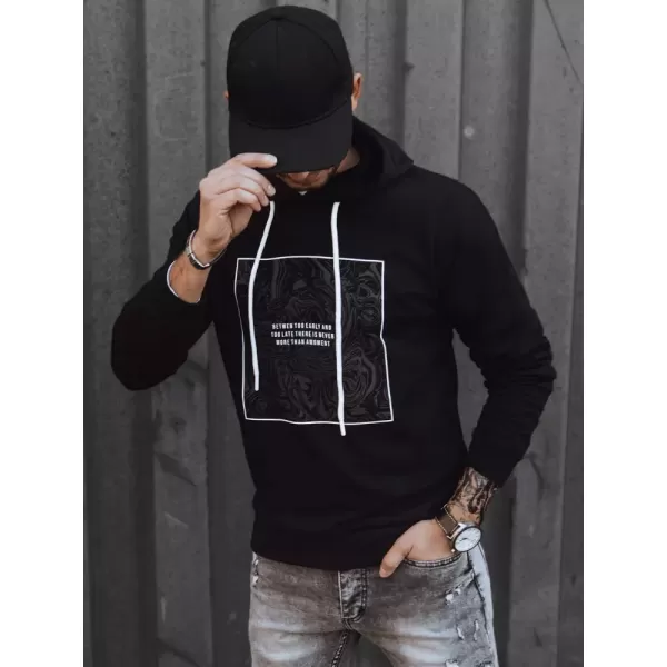  Мъжки суичър DSTREET BX5467 ЧЕРНО 