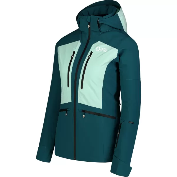 Дамско ски яке NORDBLANC SNOW-SQUALL NBWJL7753 ТЪМНО ЗЕЛЕНО 