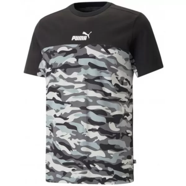 Мъжка тениска PUMA ESS BLOCK CAMO TEE 673335-01 ЧЕРЕН 
