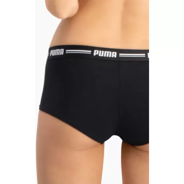  Дамски бикини PUMA WOMEN MINI SHORT 2P PACK 90785303 ЧЕРЕН 